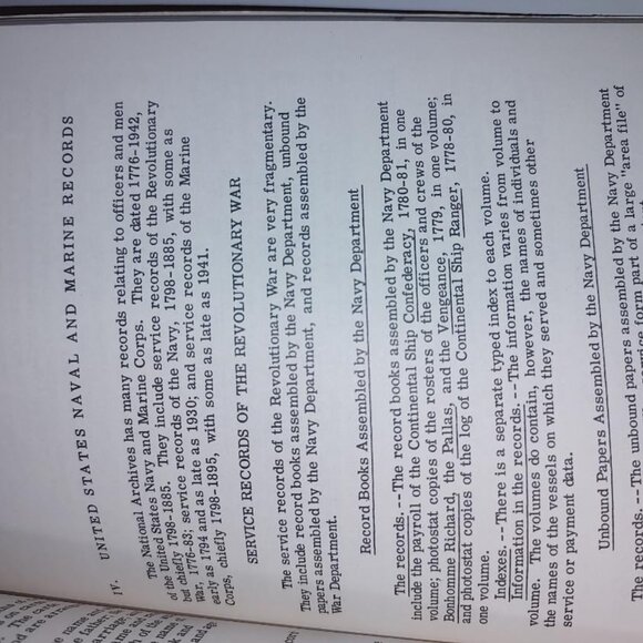 1964 Guide to Genealogical Records in the National Archives SC-Fair - Picture 7 of 9